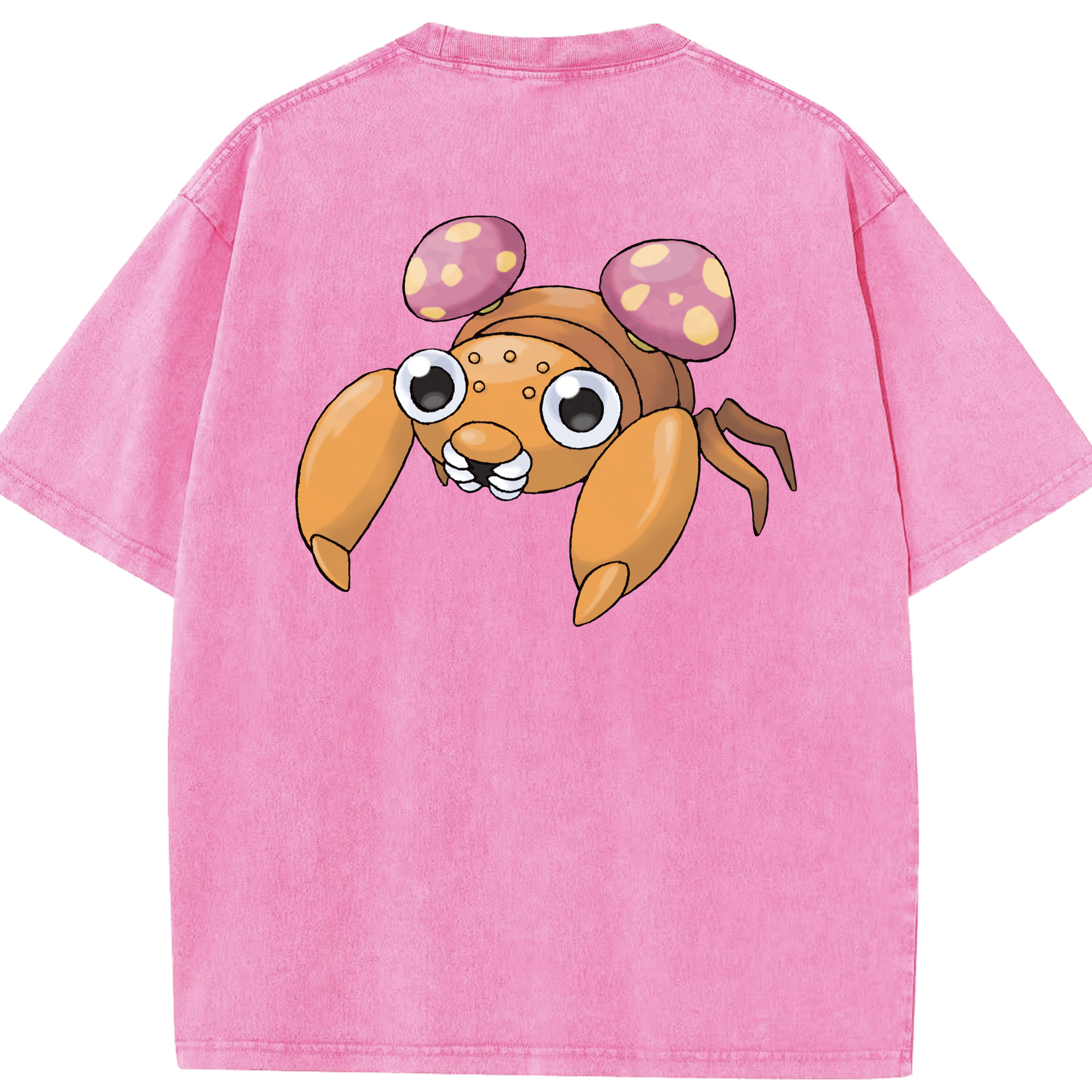 （画像用） ポケットモンスター Pokémon 綿100% ヴィンテージ風 半袖Tシャツ（背面プリント）